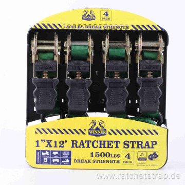 25MM Ratchet Lashing with Soft Rubber Handle